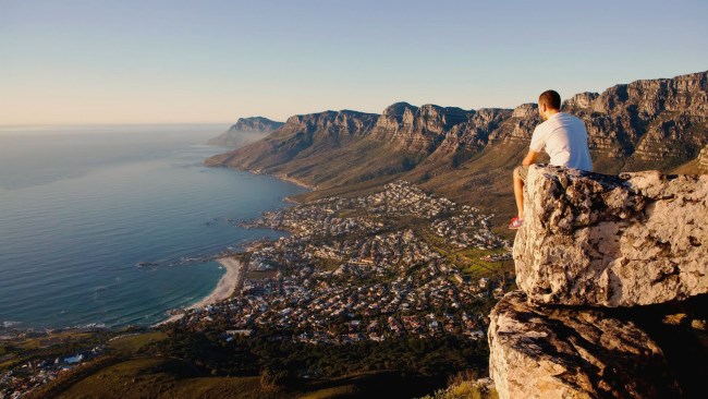 Lions Head summit view of Cape Town