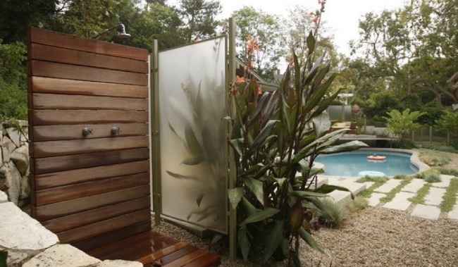 outdoor shower