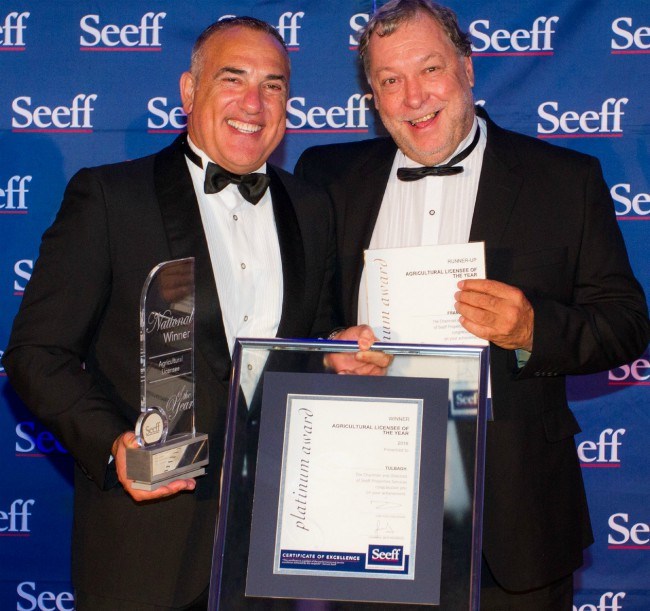Pictured left to right – Samuel Seeff, chairman of the Seeff Group, and Pierre Germishuys, MD of Seeff Boland Winelands & West Coast.