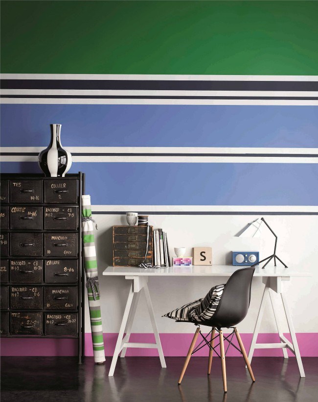 stripes interior design for home walls