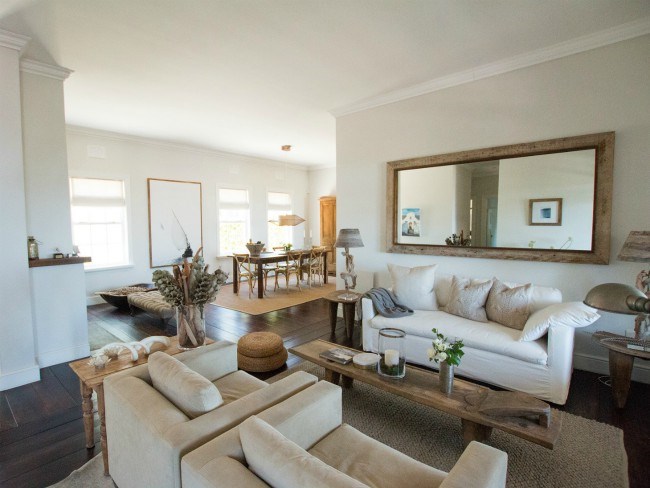 Fully furnished in neutral tones and with designer furniture and furnishings