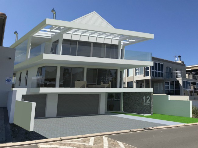 Calypso Beach architectural home design