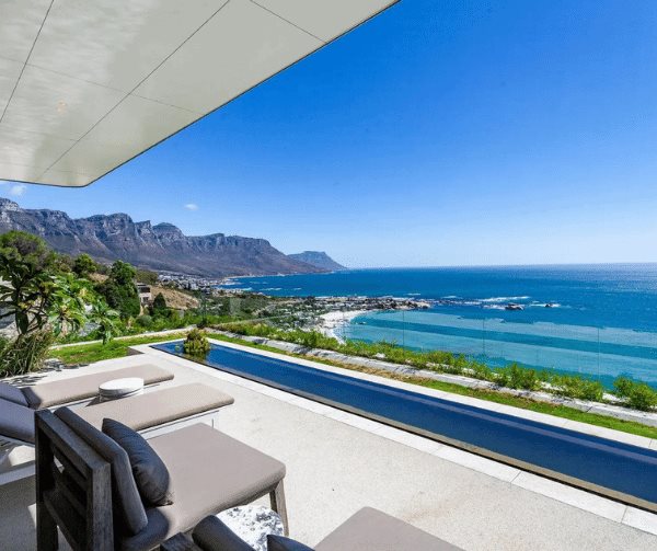 Beautiful mansion located on Clifton's world famous platinum mile in Cape Town, South Africa. The house has stunning views of Clifton's famous beaches and the 12 Apostles mountain range.