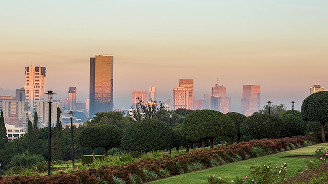 View of Pretoria City centre