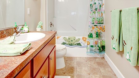 Make your bathroom child-friendly 