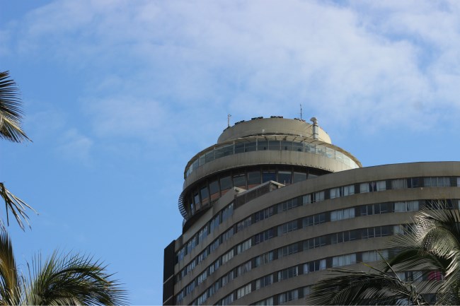 Roma Revolving Restaurant ouside view of building