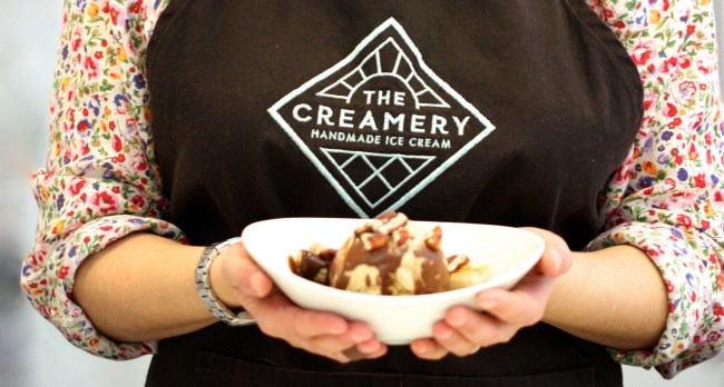 Indulge in a scoop or two at The Creamery