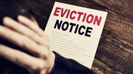 When should a landlord start the eviction process?