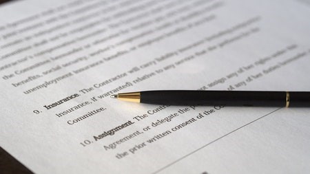A template for lease agreements