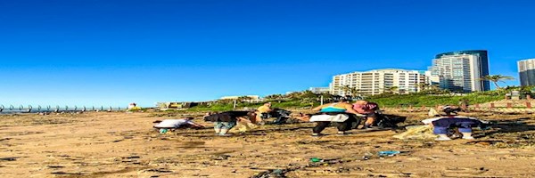 Umhlanga businesses rally around beach clean-up after the floods