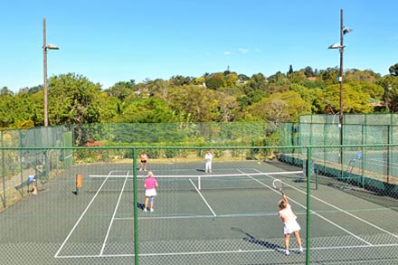 Tennis courts in Westville