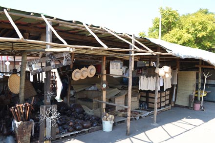 Stalls of the market on Hoofstraat in Bela-Bela and surrounds