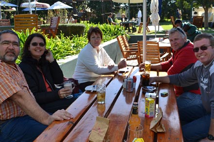 Socialising at a pub in Polokwane (Pietersburg)