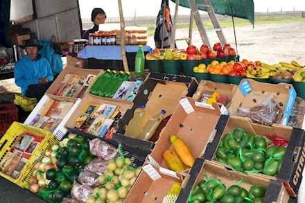 Fresh farm produce stall at the roadside in Milnerton