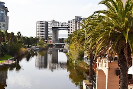 The bridge at Century City, Cape Town