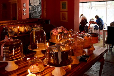 Inside a coffee shop in Potchefstroom