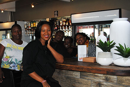 Restaurant staff in Richards Bay