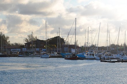 Yachts at the Yacht Club in Richards Bay