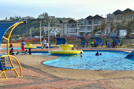Brighton beach swimming pool in Durban South