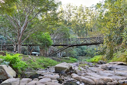 A bridge in Paradise Valley in Pinetown