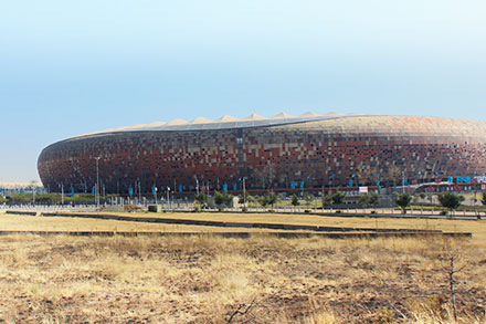 The FNB Stadium in Soweto