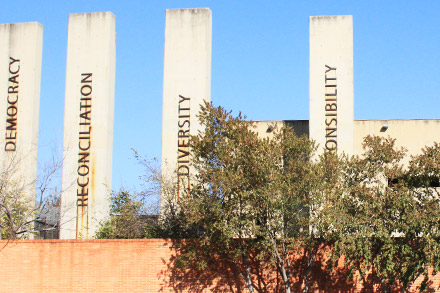 The Apartheid museum in Johannesburg South