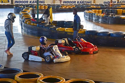 Go-karting at the Randburg Raceway in Randburg and Ferndale