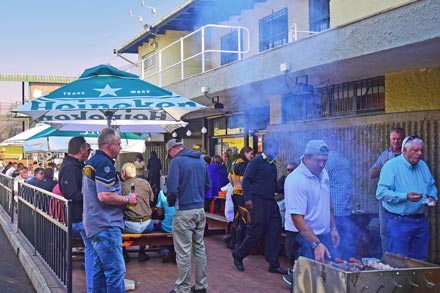 Eating out at the Randpark Golf Club in Randburg and Ferndale