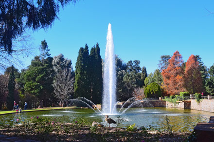 A fountain at the Johannesburg Botanical Gardens in Northcliff