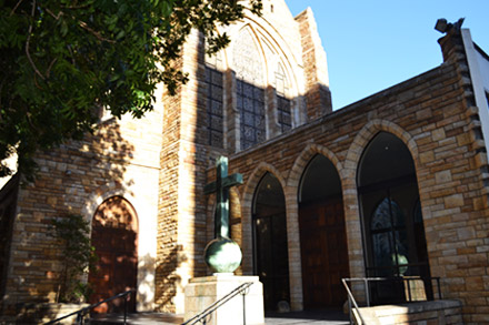 The St George's Cathedral in Cape Town City Bowl