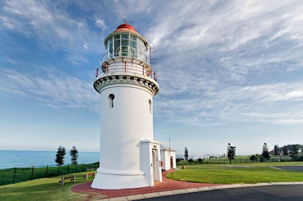 Hood Point Lighthouse in East London