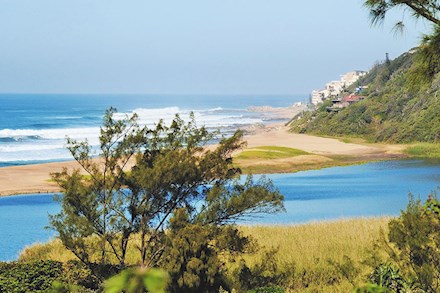 La Mercy river and beach in Umdloti to Westbrook