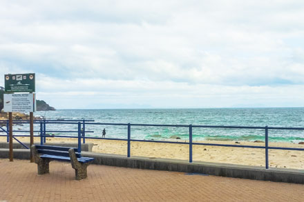 The beach in Gordons Bay