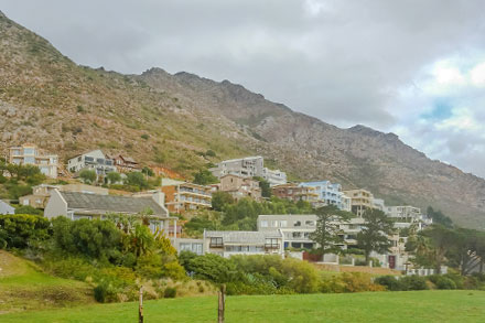 Houses on the hillside in Gordons Bay