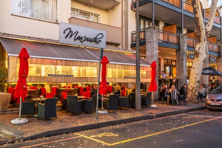 Manouche restaurant in Stellenbosch