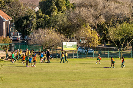 School sports field in Bellville