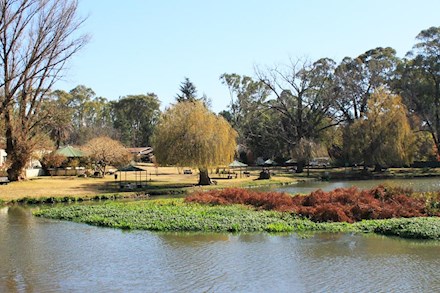 Lake and park in Meyerton