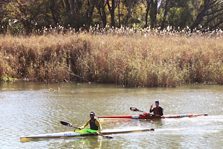 Canoeing on the Vaal river in Meyerton