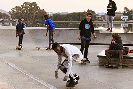 Skateboarding in Krugersdorp