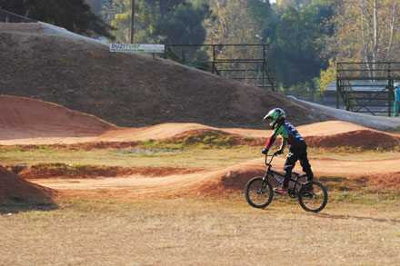 A BMX track in Pietermaritzburg