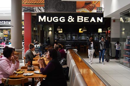 Mugg & Bean restaurant in Rustenburg