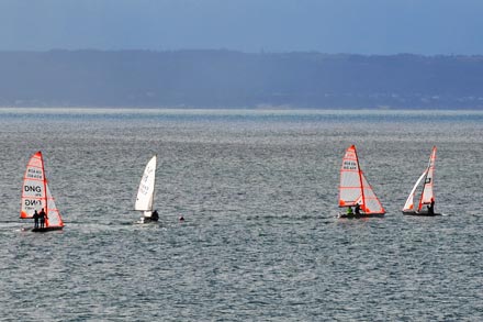 Yachts in the ocean in Mossel Bay to Glentana