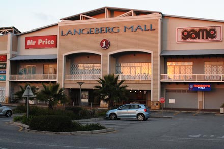 The Langeberg Mall in Mossel Bay to Glentana