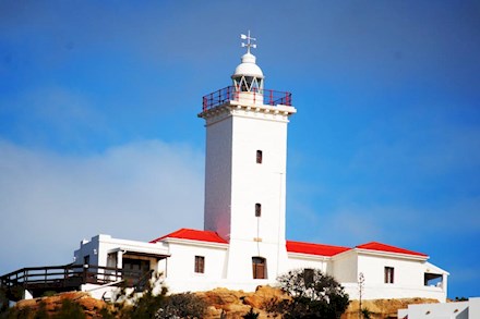 The lighthouse in Mossel Bay to Glentana