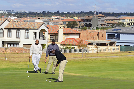 People playing golf in Centurion West