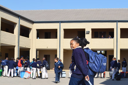 Students of Curro Thatchfield school in Centurion West