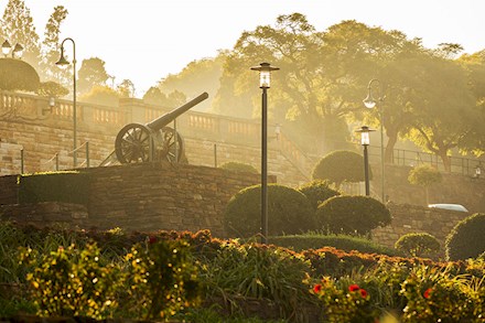 A historical cannon in Pretoria East
