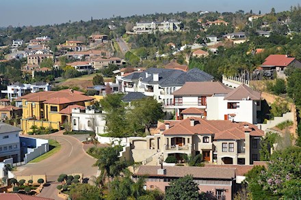 View of homes in Pretoria East (South)