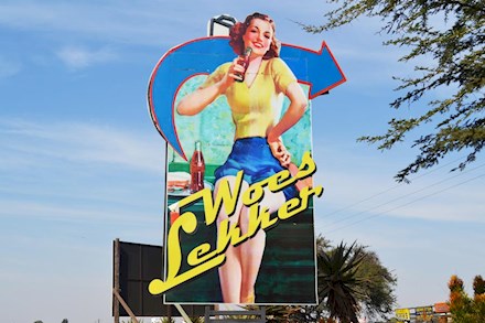 A billboard in Silver Lakes