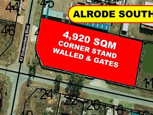 4268 m² Land available in Alrode